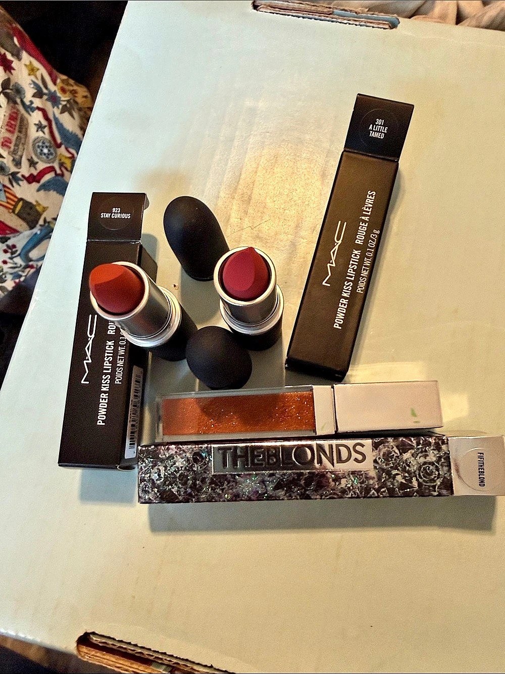 MAC Powder Kiss Lipstick & Gloss Set in NWT